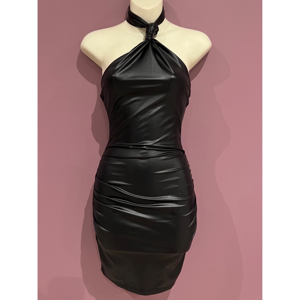 Sexy Leather Dress